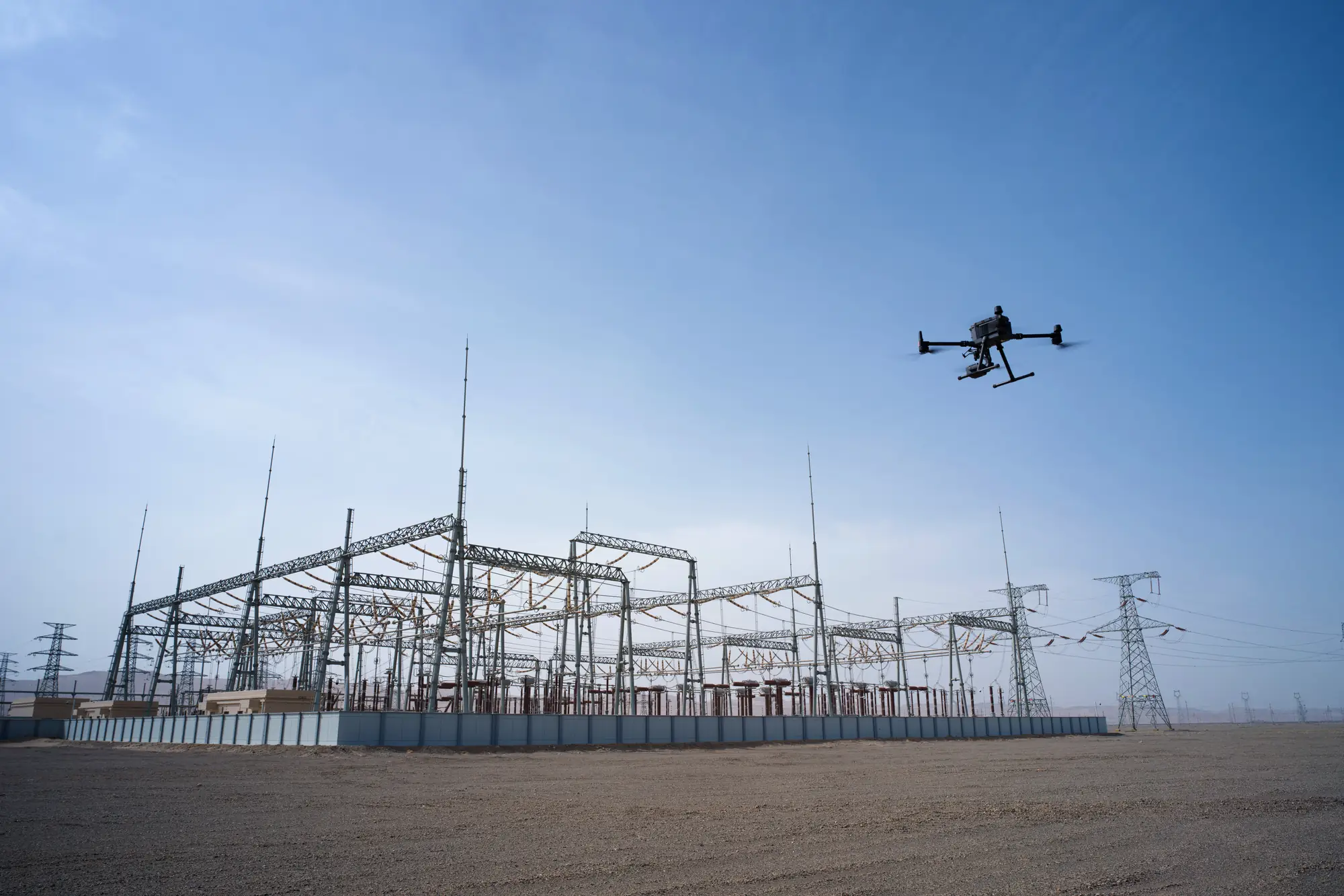 Aerial inspection of built infrastructure