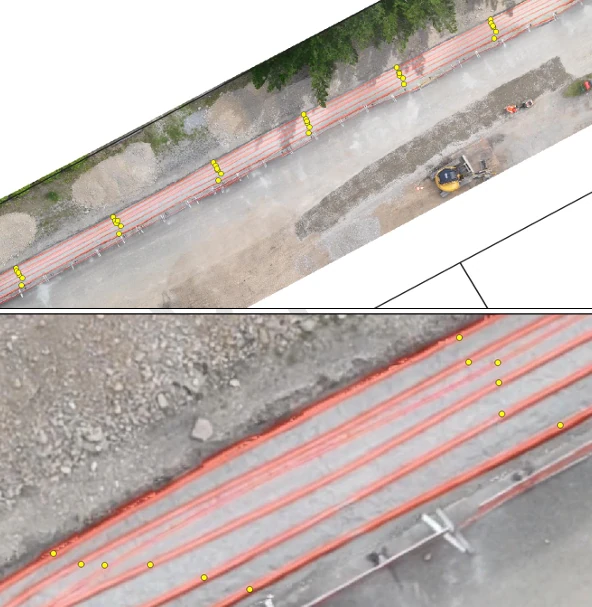 Orthomosaics & Site Base Layers: example drone data output