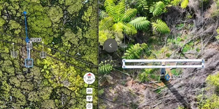Asset-Linked High-Resolution Imagery: example drone data output
