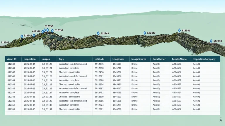 Defect Registers & Maintenance Priorities: example drone data output