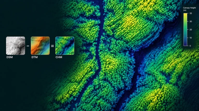Canopy Height Models (CHM): example drone data output