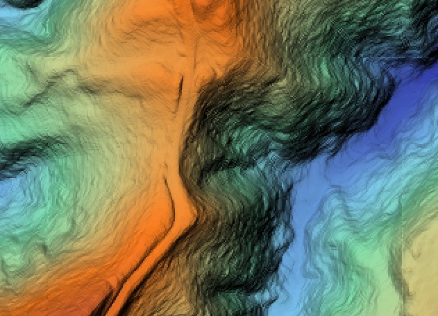 Digital Terrain Models (DTM): example drone data output