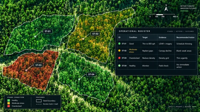 Operational Registers: example drone data output