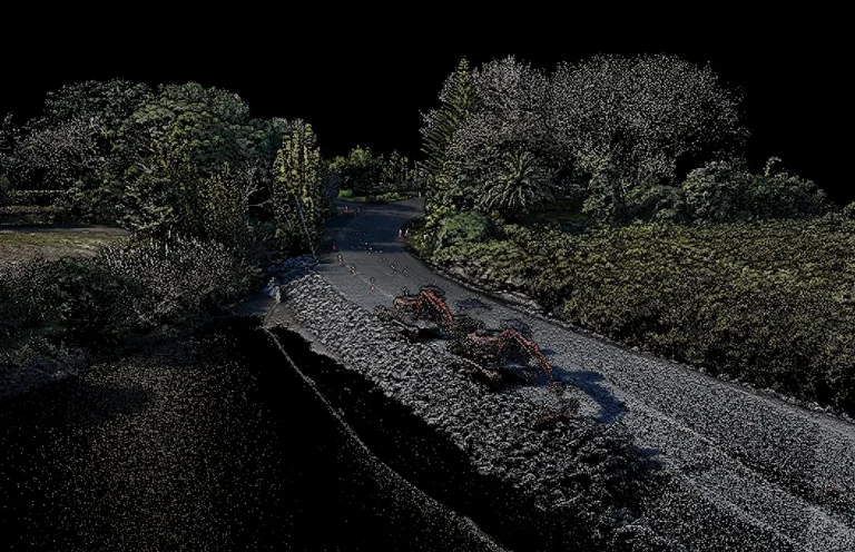 3D Point Clouds: example drone data output