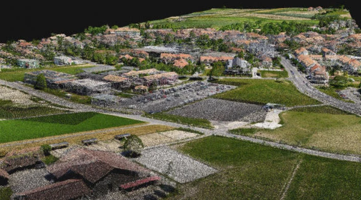Point Cloud: example drone data output